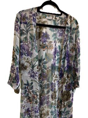 Kaffe Sheer summer topper / jacket size M